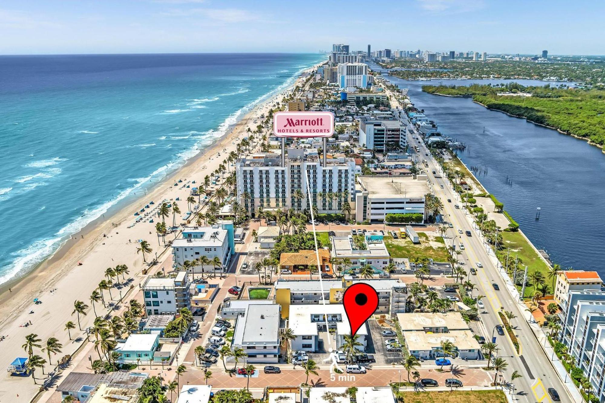 Beachfront & Pool Near Marriott Hollywood Beach Zewnętrze zdjęcie